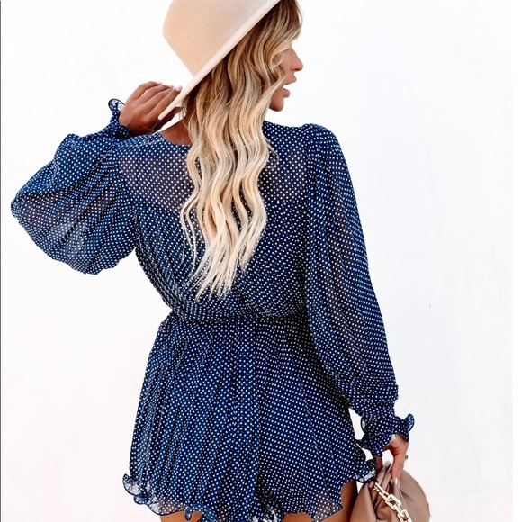 ✅🆕Endless Rose  Polka Dot Romper! - Picture 6 of 12